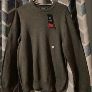 Chaps: Men’s Gray Sweater: Size Small: New With Tags (NWT)